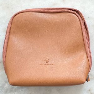 Chestnut This is Ground X American Airlines Pouch